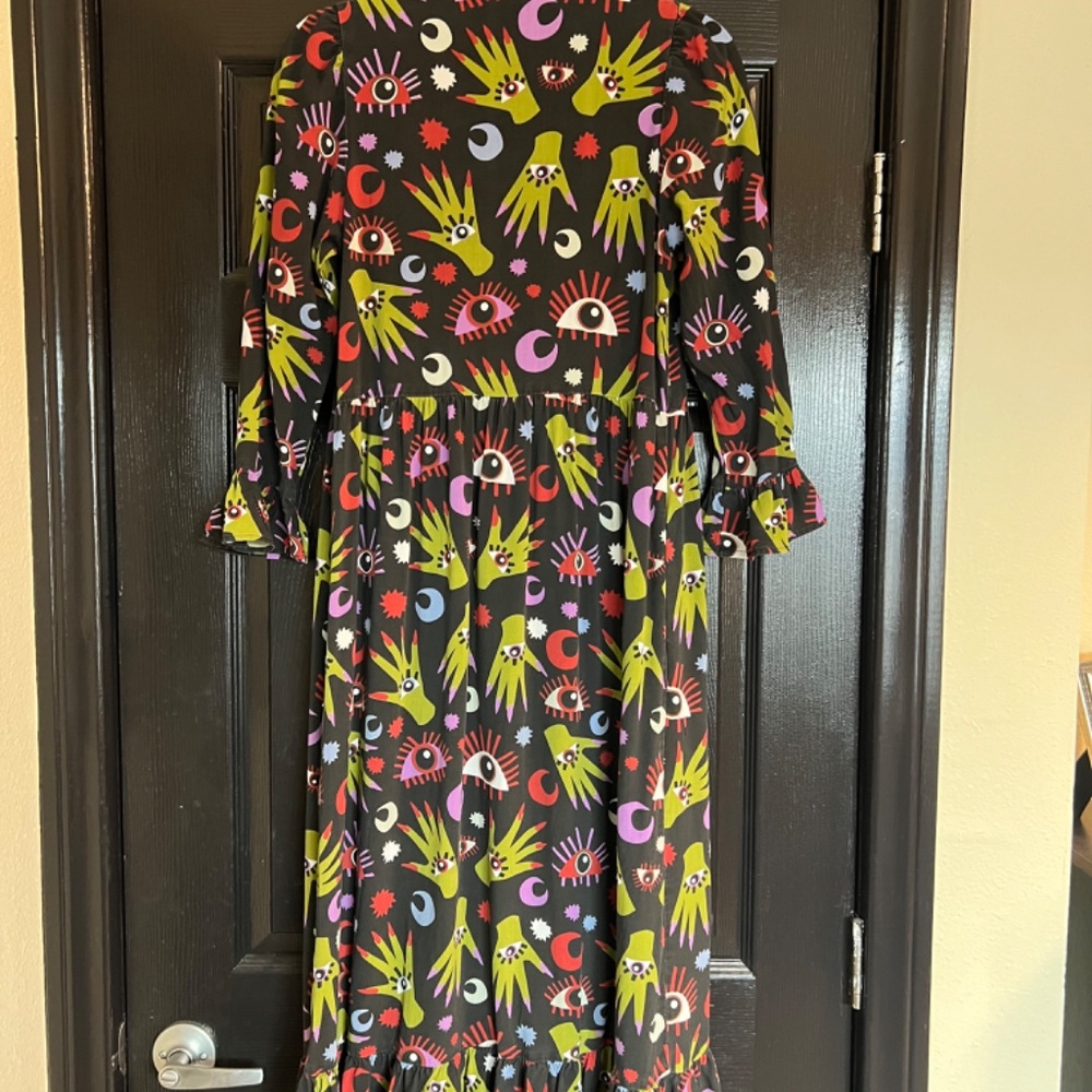Nooworks Witchy Ways Olive Dress size S - Picture 6 of 6